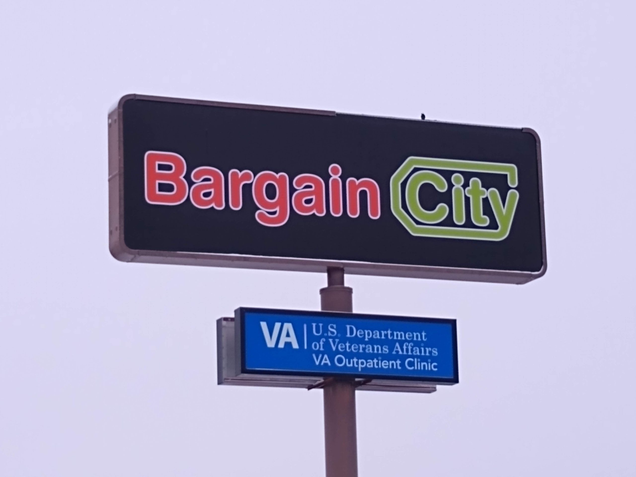 bargain city sign