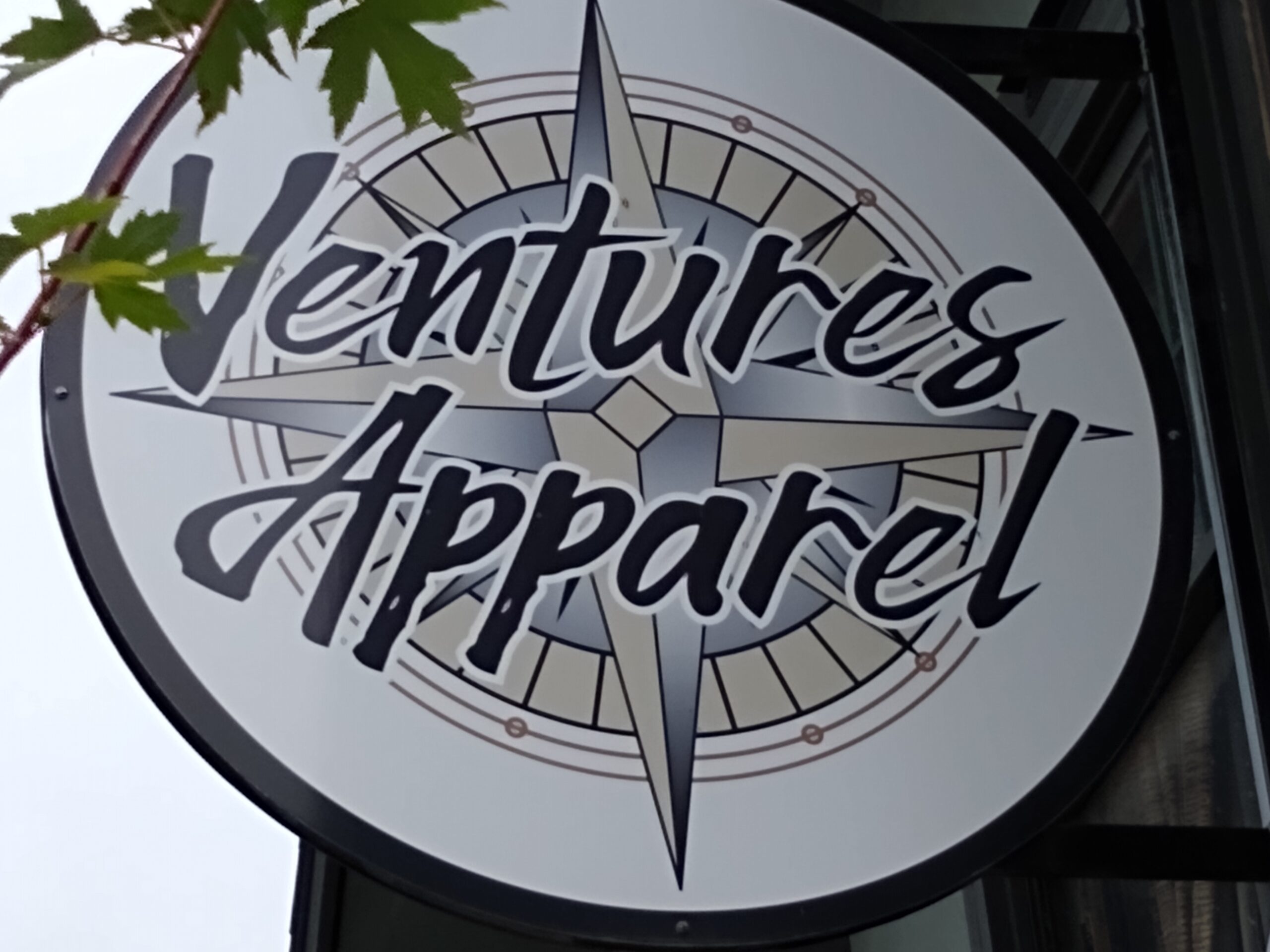 ventures apparel sign