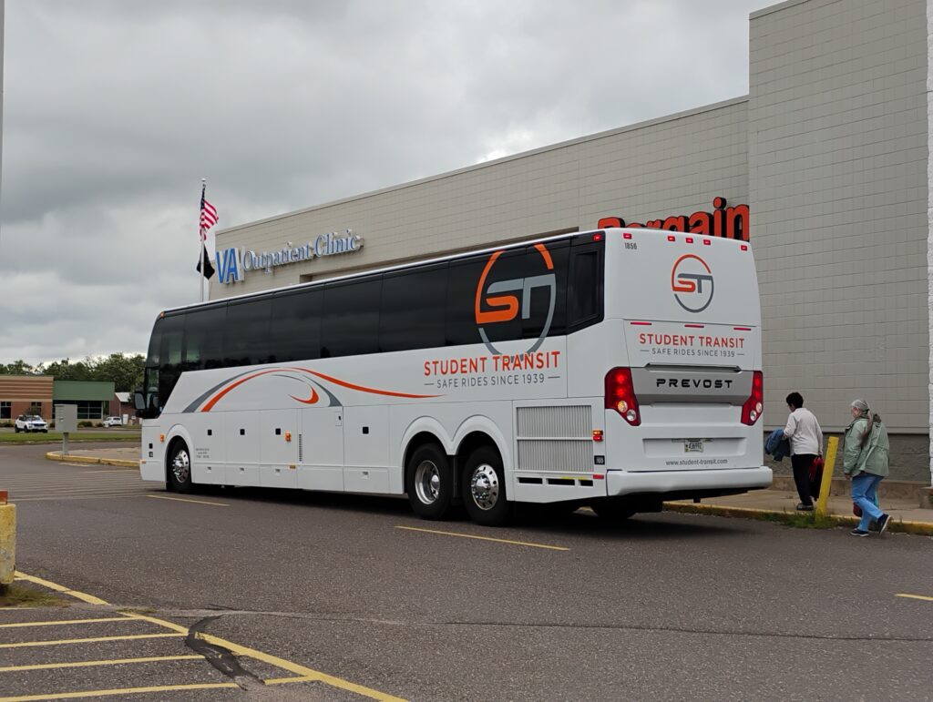 boarding the bus 