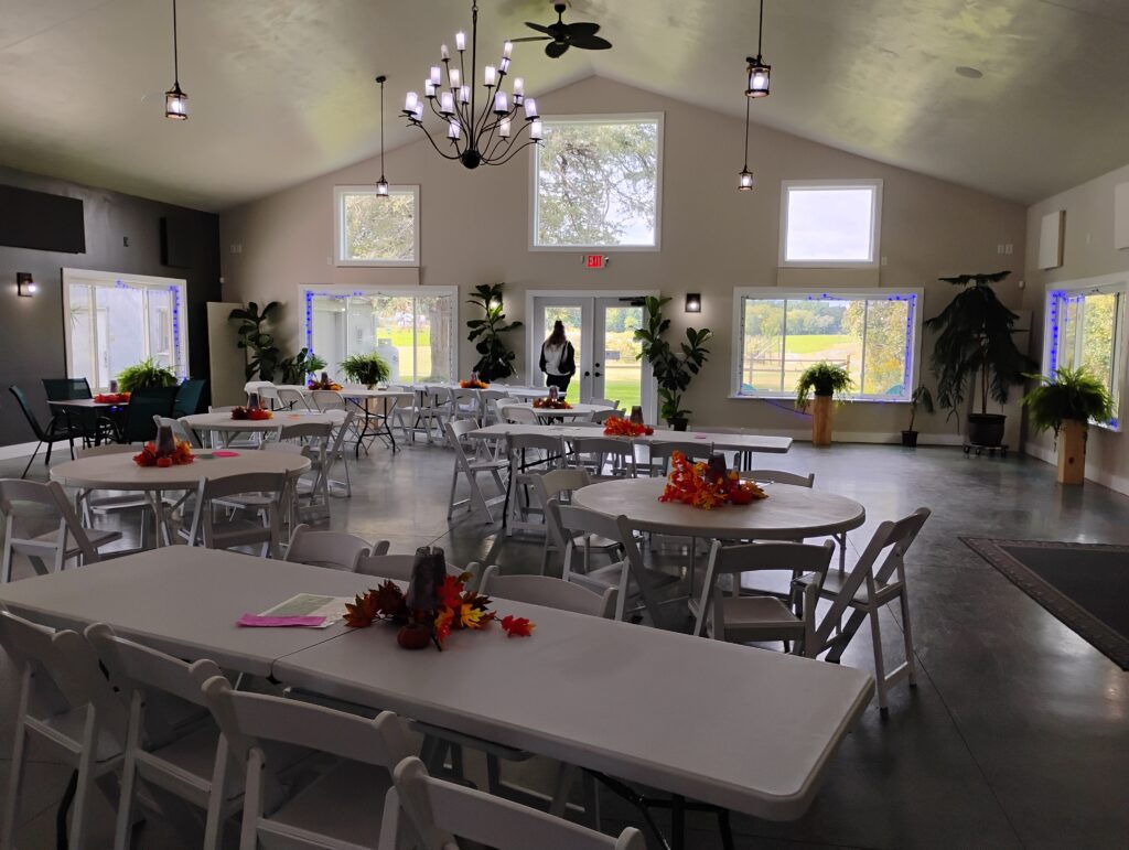 interior of deer creek winery